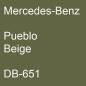 Preview: Mercedes-Benz, Pueblo Beige, DB-651.